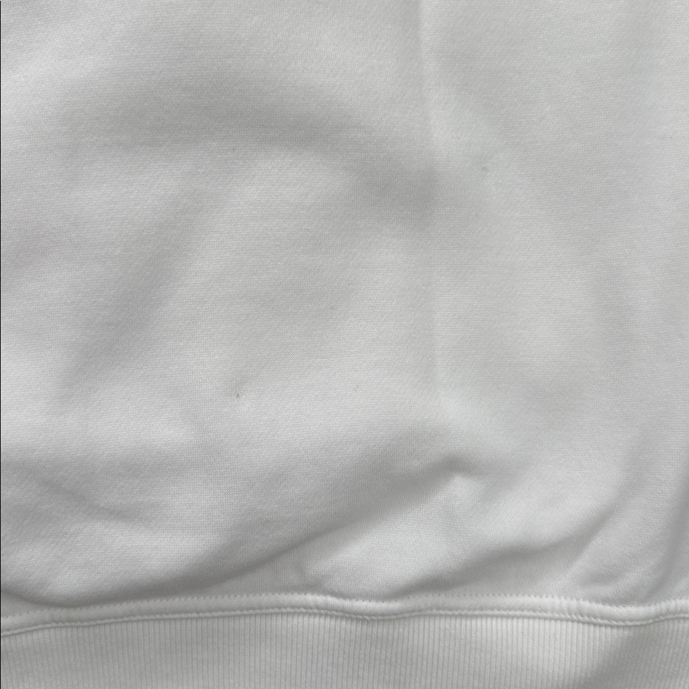 Tommy Hilfiger White Zip-Up Sweater with Red and Black Stripes - Picture 12 of 12